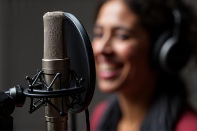 Image representing voice over recording.